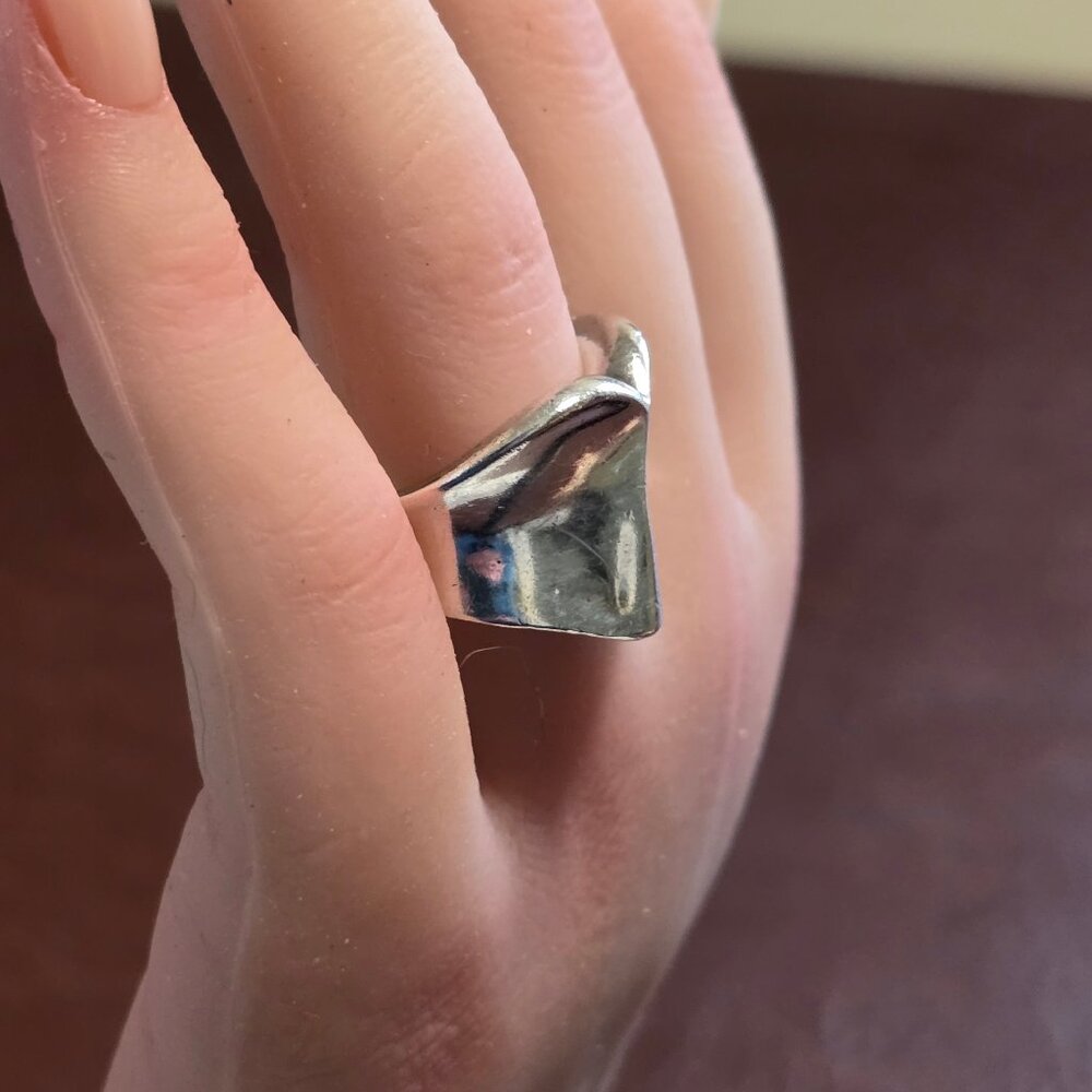 Sterling Silver FORGIVE Band Ring